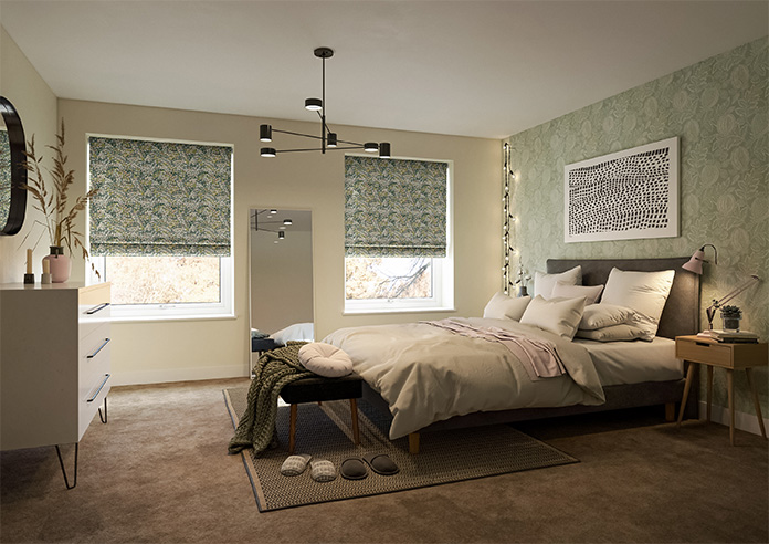 Mini Camphora, Sage - Roman Blind - Image 6